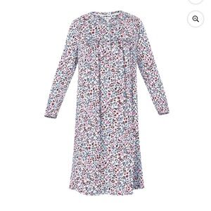 Aria Collection Size 2X Super Soft Long Sleeve Nightgown multicolor floral NWT